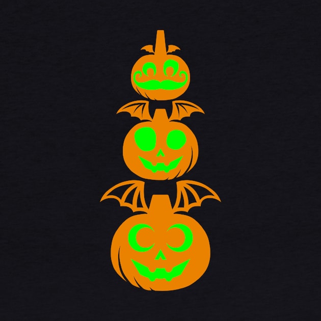 Vampire Pumpkin Trio by OdinUnger